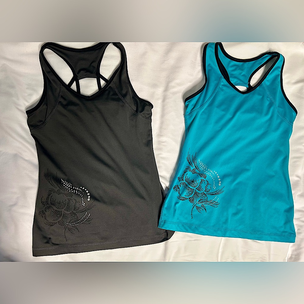 Two yoga tank tops